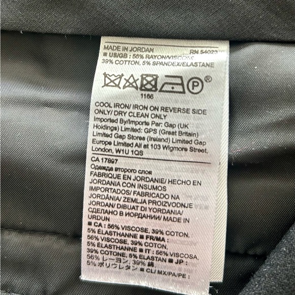 Banana Republic Women’s Sloan Cropped Tux Pant with Sequin Trim Size 4 - Picture 10 of 10